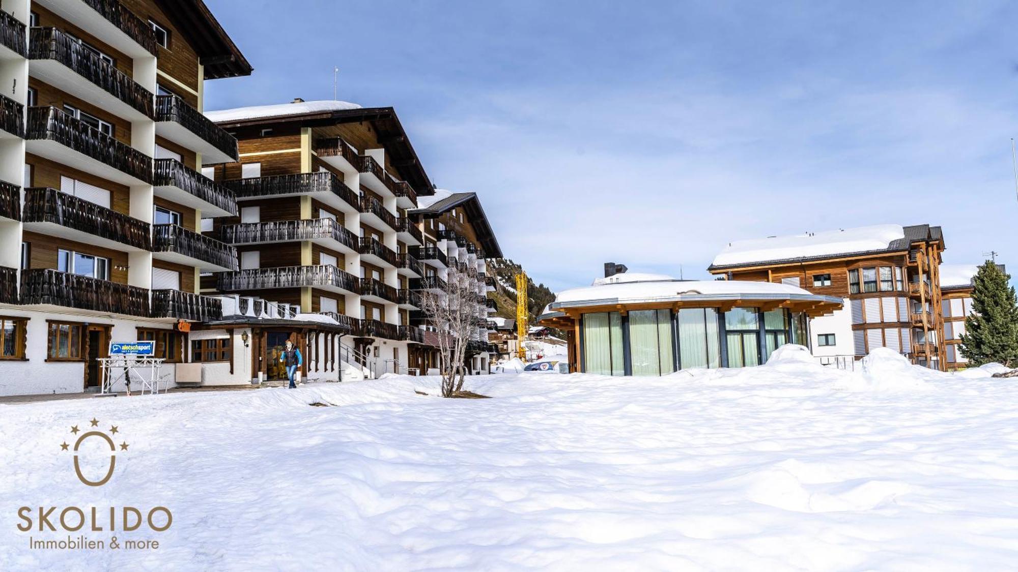 Ferienwohnung Rhodania mit Matterhornblick, Riederalp Mitte Exterior foto